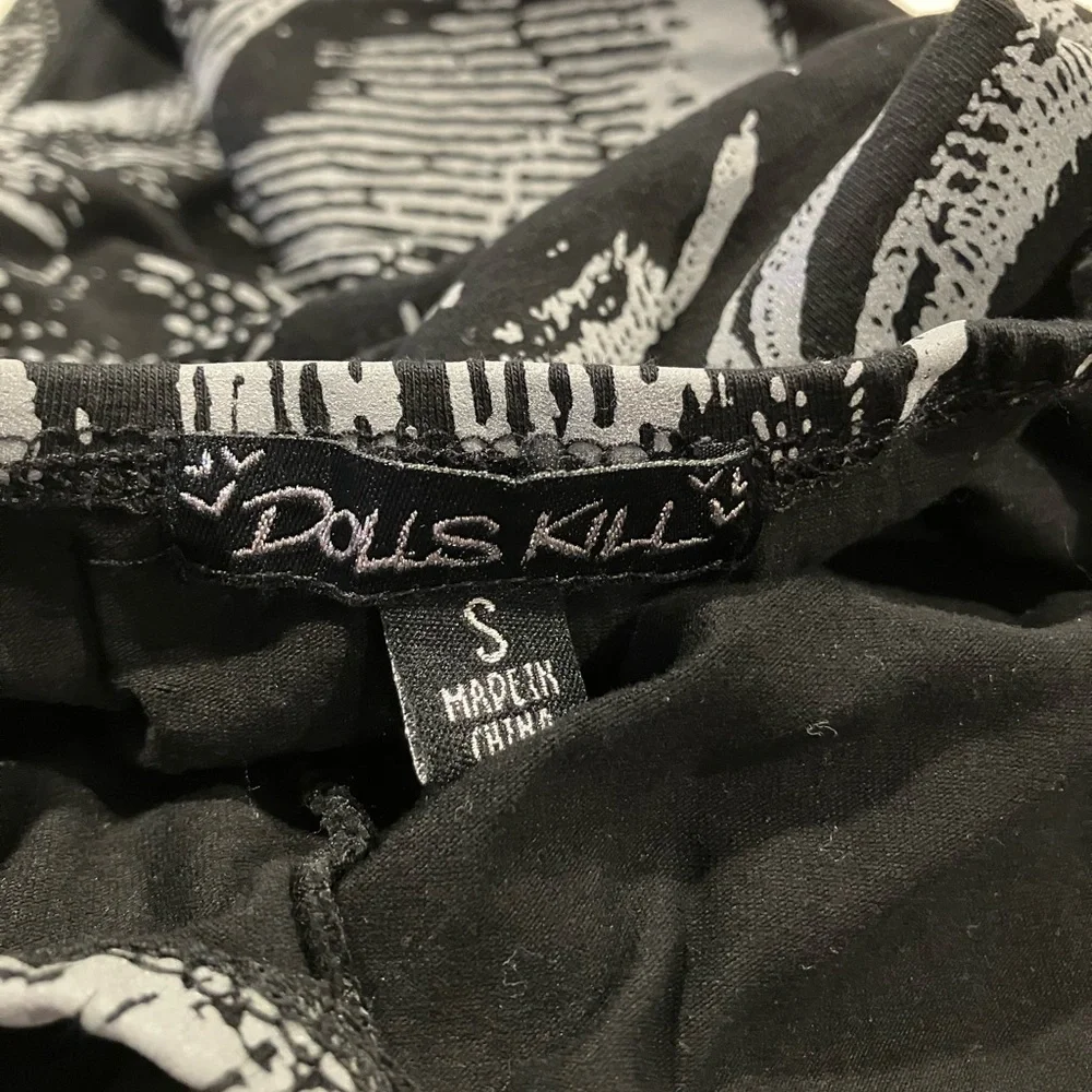 Dolls Kill Black and Gray Skeleton Outfit - Picture 3 of 3